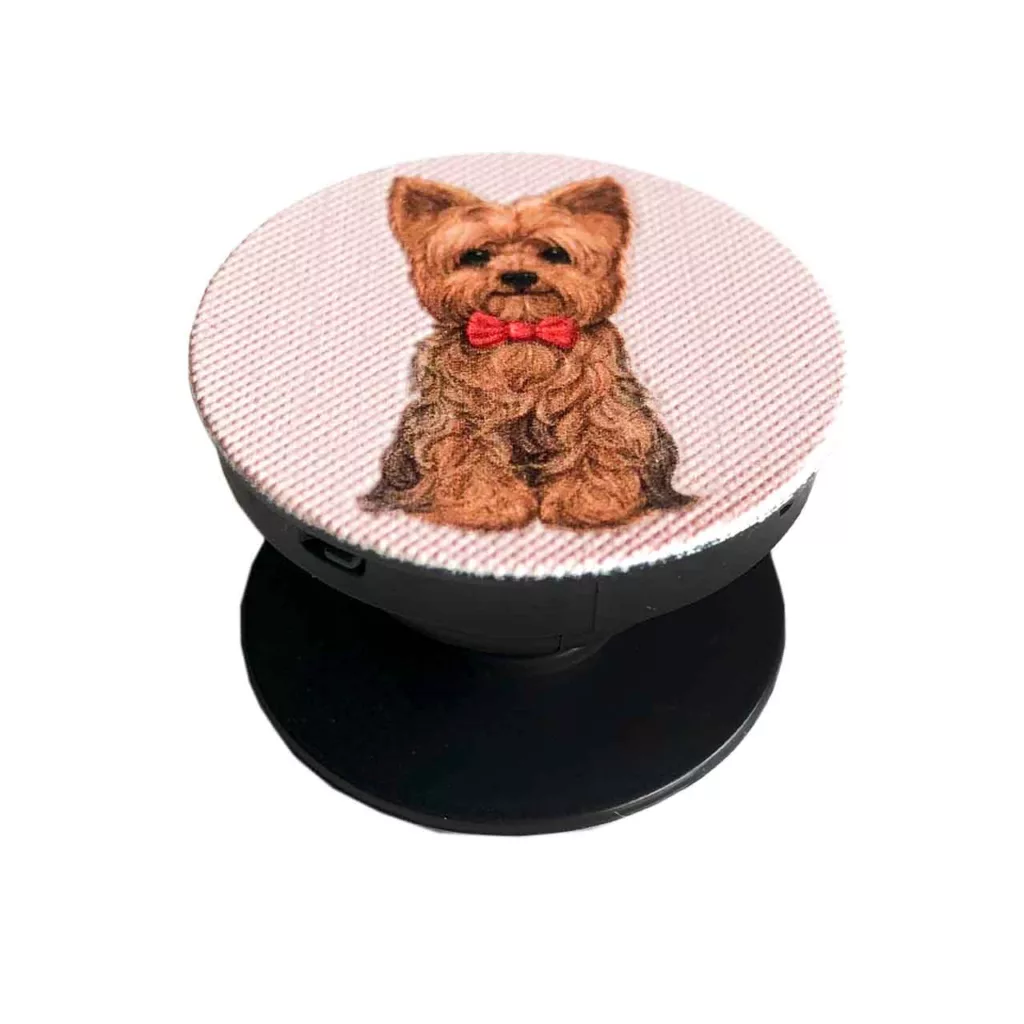 پایه نگهدارنده گوشی موبایل پاپ سوکت مدل سگ یورکشایر