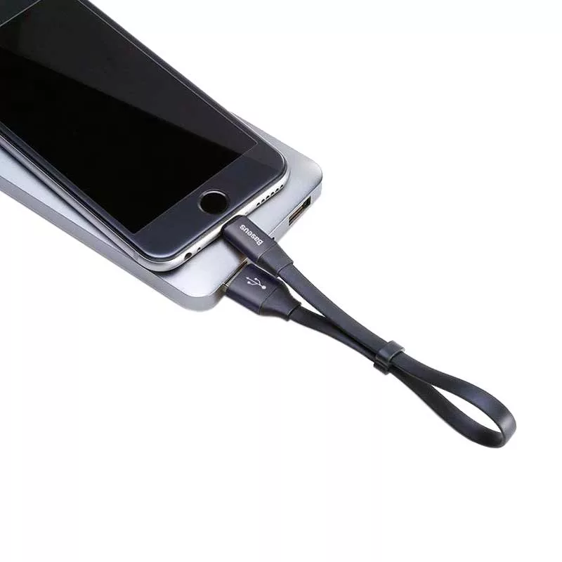 کابل تبدیل USB به لایتنینگ باسئوس مدل CALMBJ-B01 طول 0.23 متر