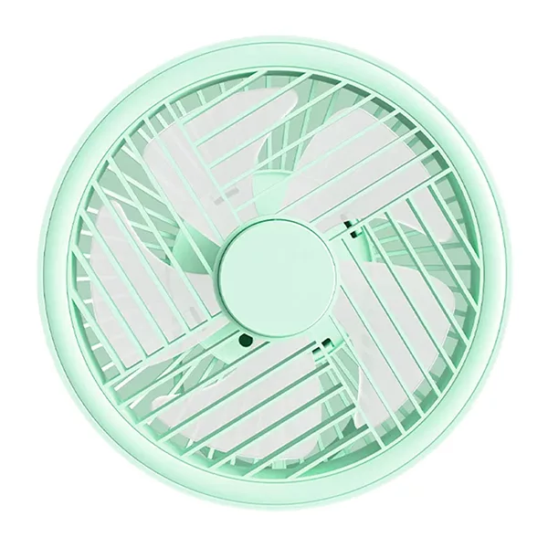 پنکه رومیزی شارژی مدل ال ای دی دار کد RY-2301