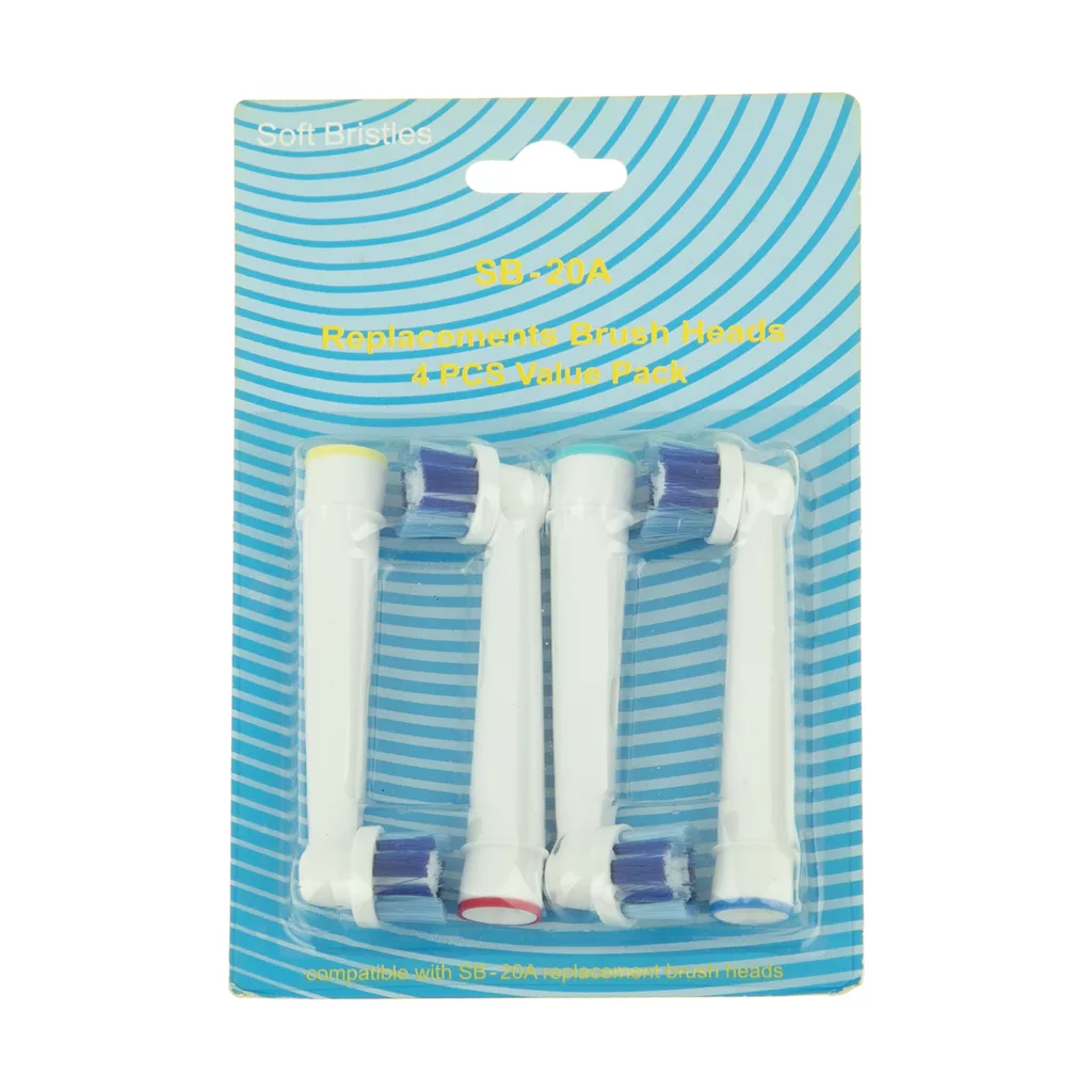 سری یدک مسواک برقی مدل SB-20A بسته 4 عددی