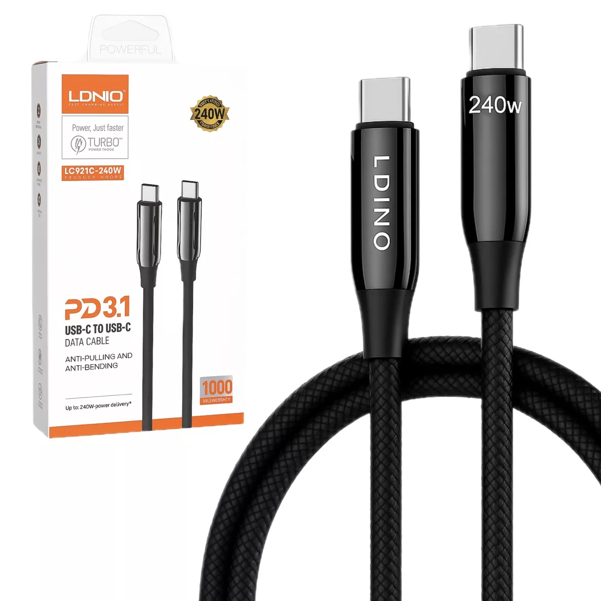 کابل تبدیل USB-C الدینیو مدل Galaxy S24Fe طول 1 متر