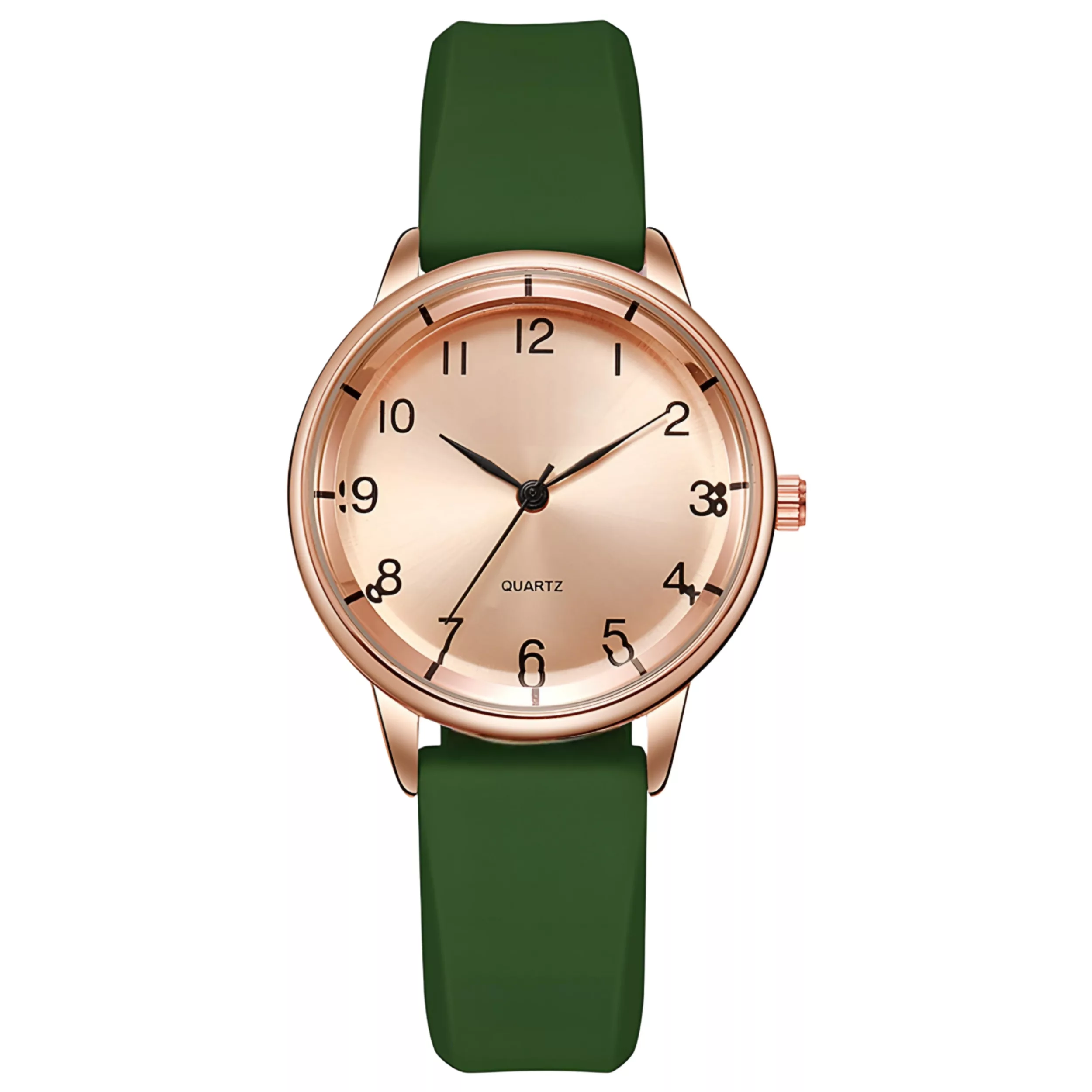 ساعت مچی عقربه‌ای کوارتز زنانه مدل مینیمال کلاسیک بند پیو آنتی آلرژی کد ۲