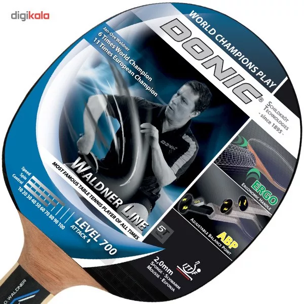 راکت پینگ پنگ دونیک شیلدکروت مدل Waldner Line Level 700