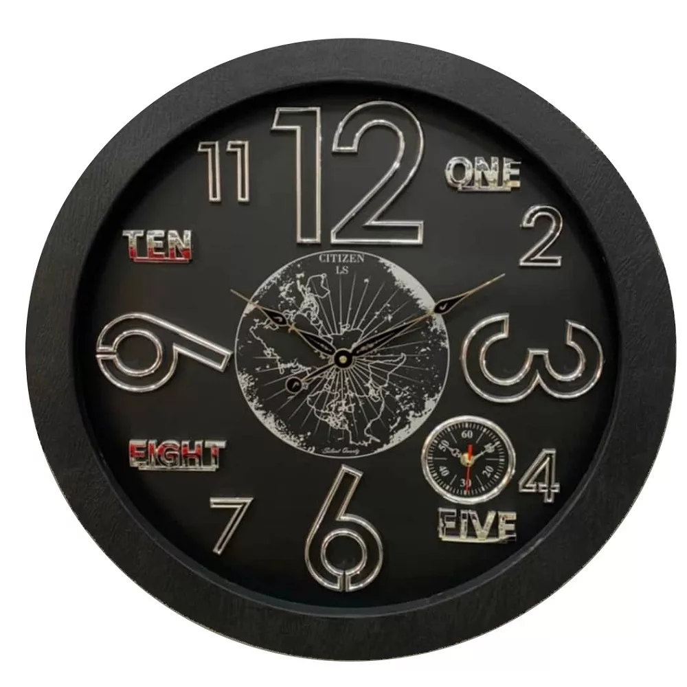 ساعت دیواری مدل نقش جهان