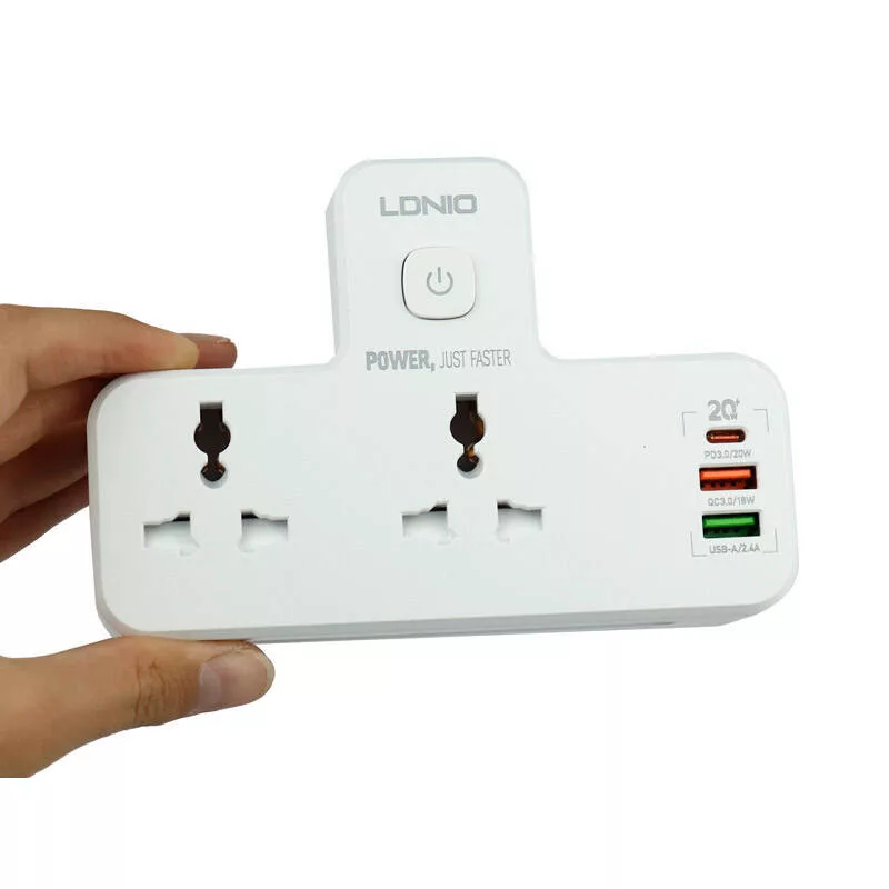 چندراهی برق الدینیو مدل LDQCPS01 بسته دو عددی