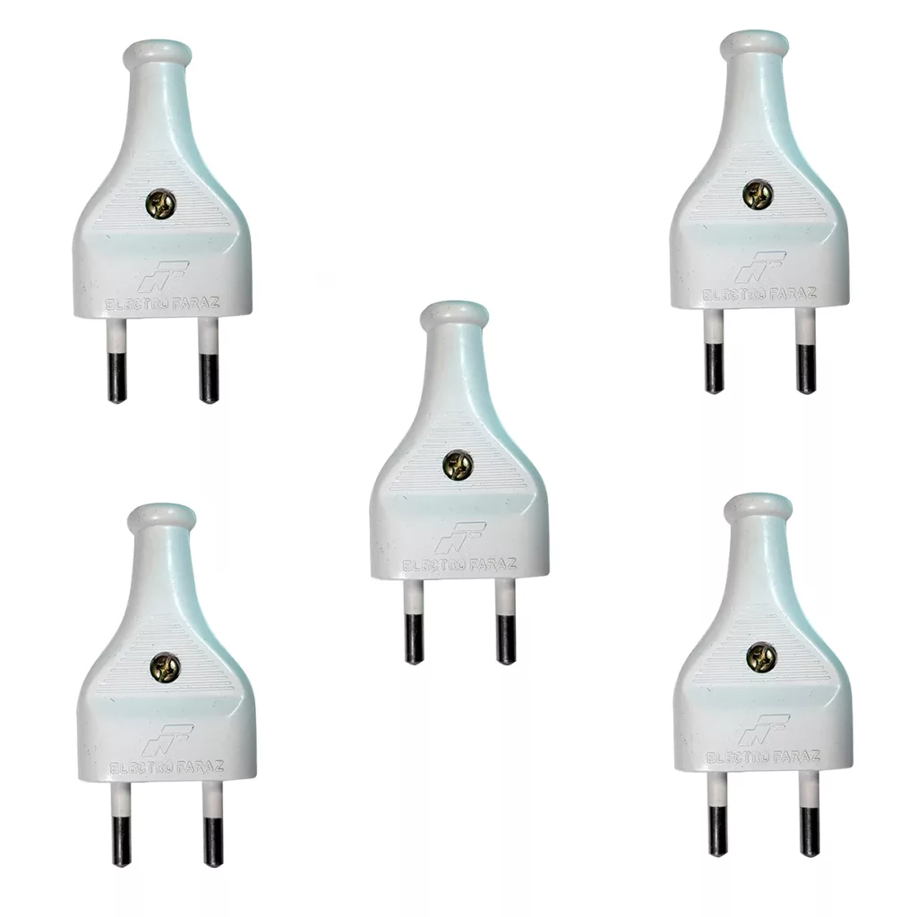 دوشاخه برق الکترو فراز مدل EF-5 بسته 5 عددی