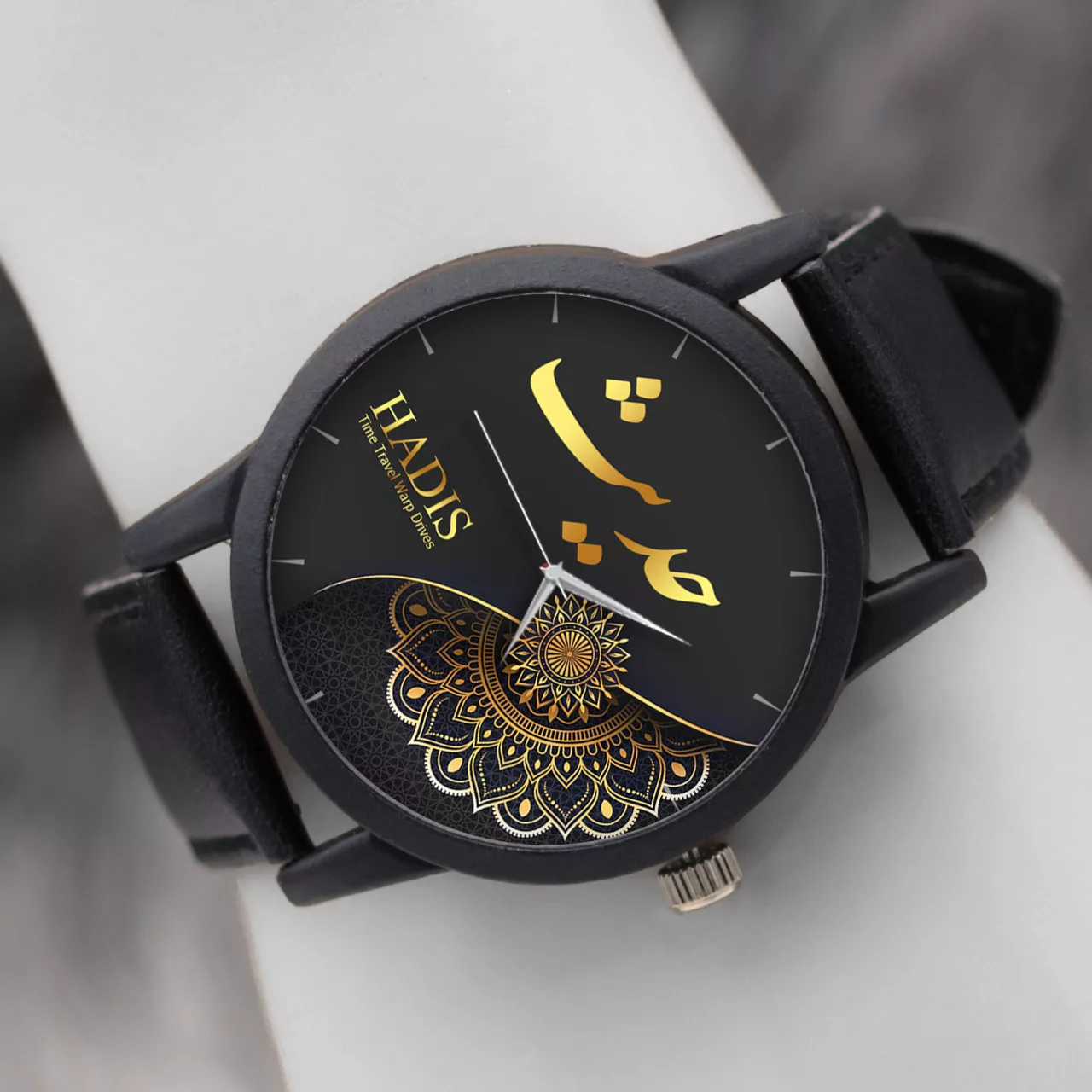 ساعت مچی عقربه ای زنانه طرح حدیث کد LF3239