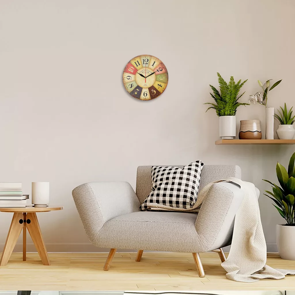 ساعت دیواری طرح آنتیک مدل 1090