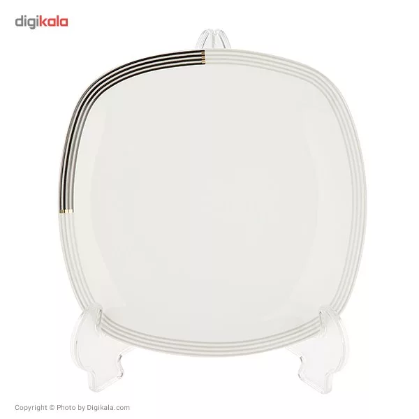 سرویس چینی 27 پارچه غذاخوری چینی زرین ایران سری کواترو مدل Vegas درجه عالی