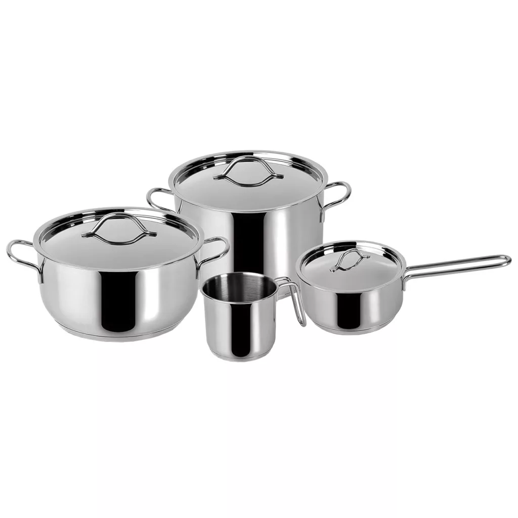 سرویس قابلمه استیل 7 پارچه لاگوستینا مدل Every