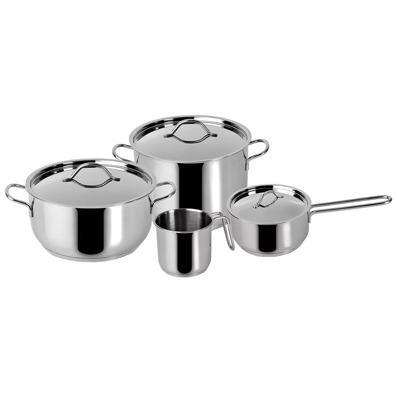 سرویس قابلمه استیل 7 پارچه لاگوستینا مدل Every