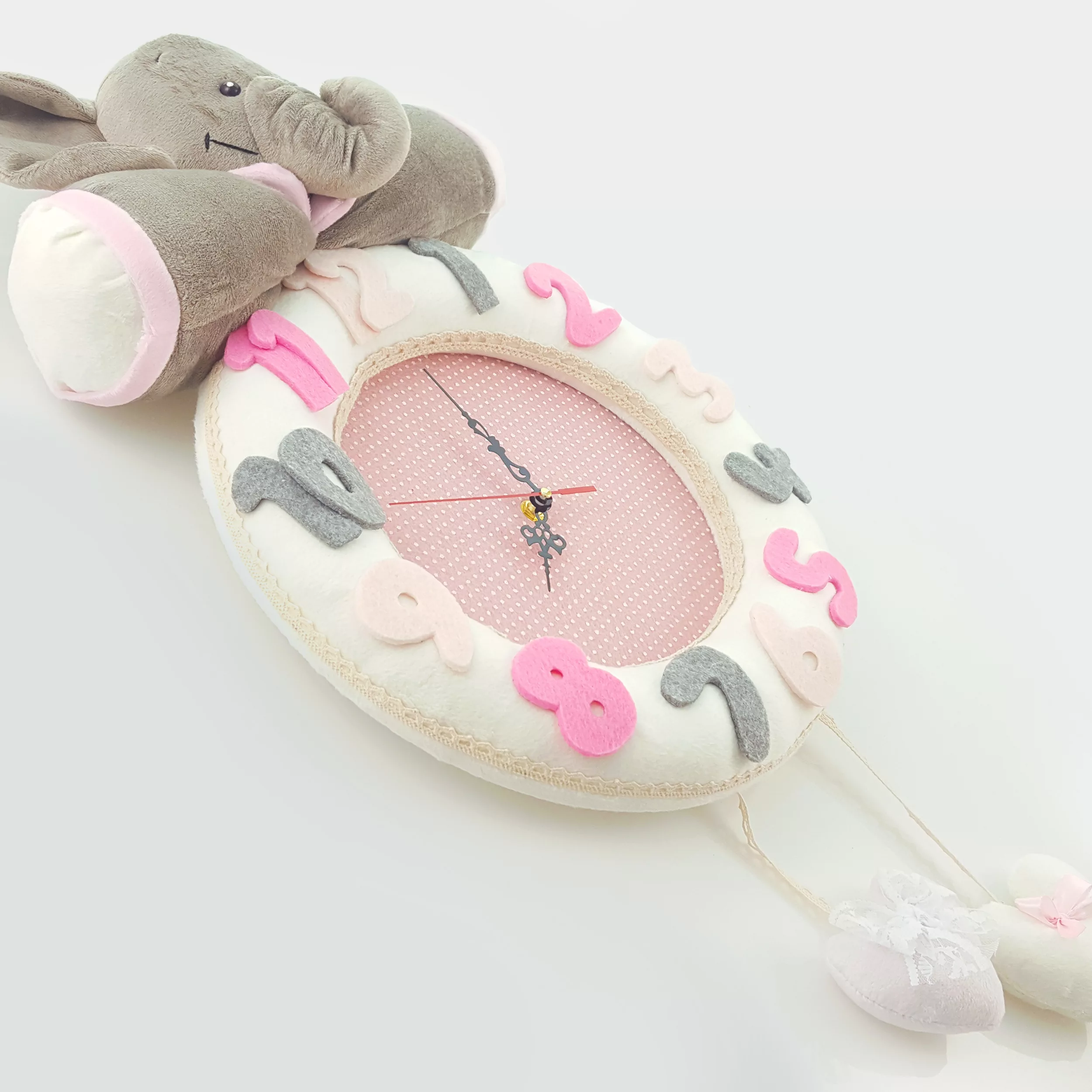 ساعت دیواری نی نی سیس مدل فیل