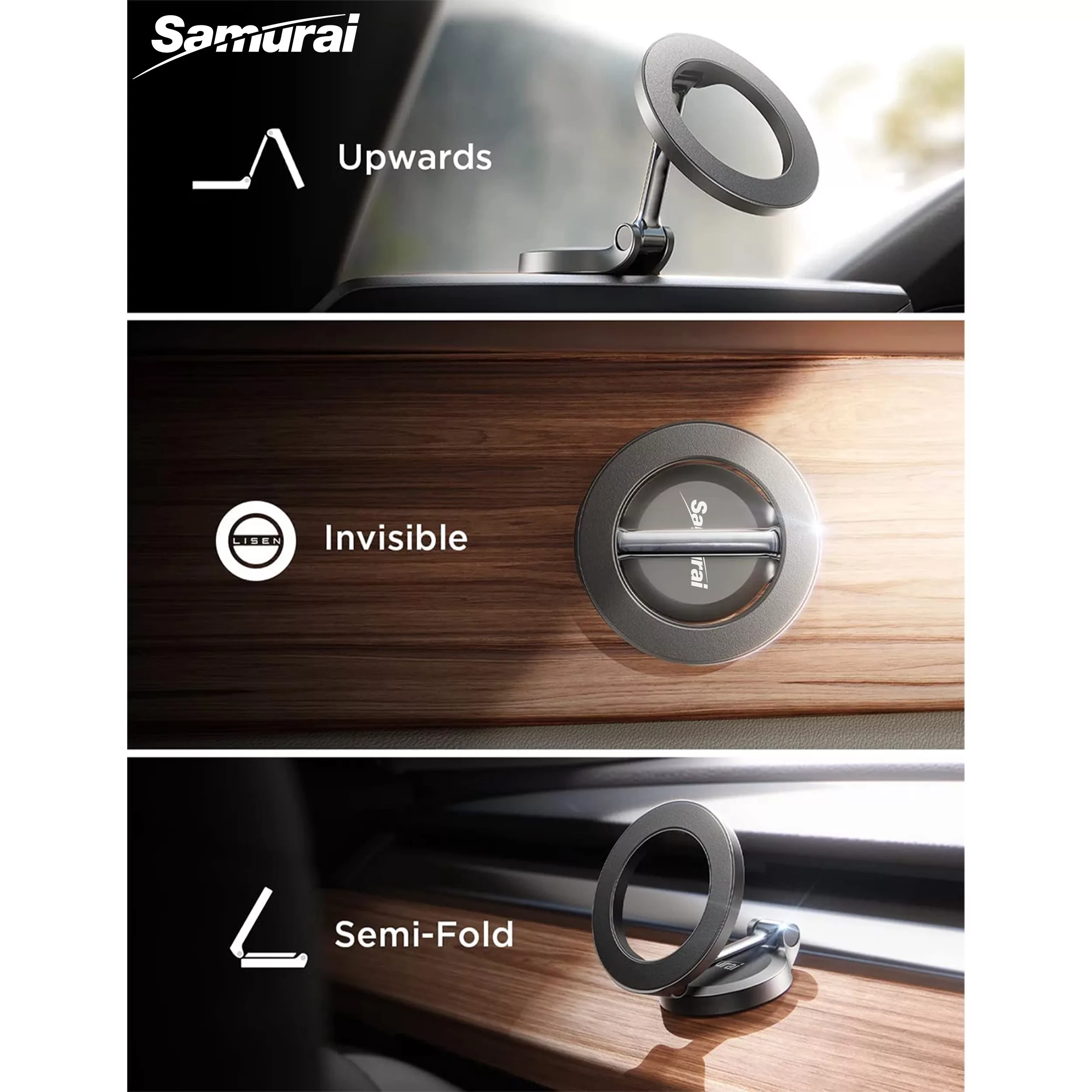 پایه نگهدارنده گوشی موبایل سامورایی مدل HoldMag