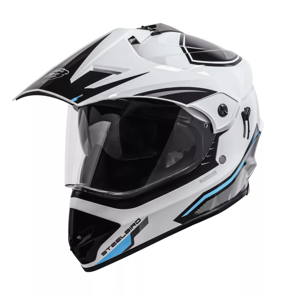 کلاه کاسکت چانه‌دار استیل برد مدل Racer WGrey