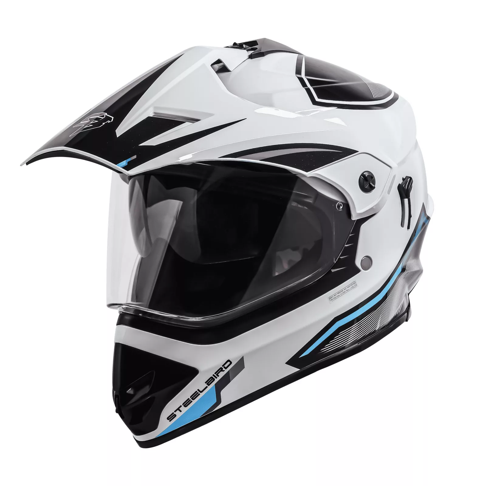 کلاه کاسکت چانه‌دار استیل برد مدل Racer WGrey