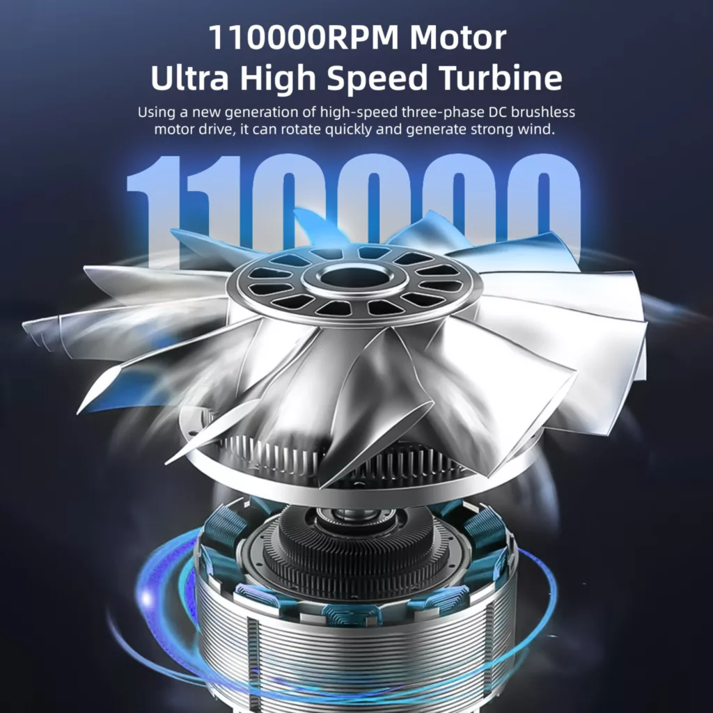 دستگاه دمنده شارژی ویوی لبز مدل جت فن دستی کد VKH02