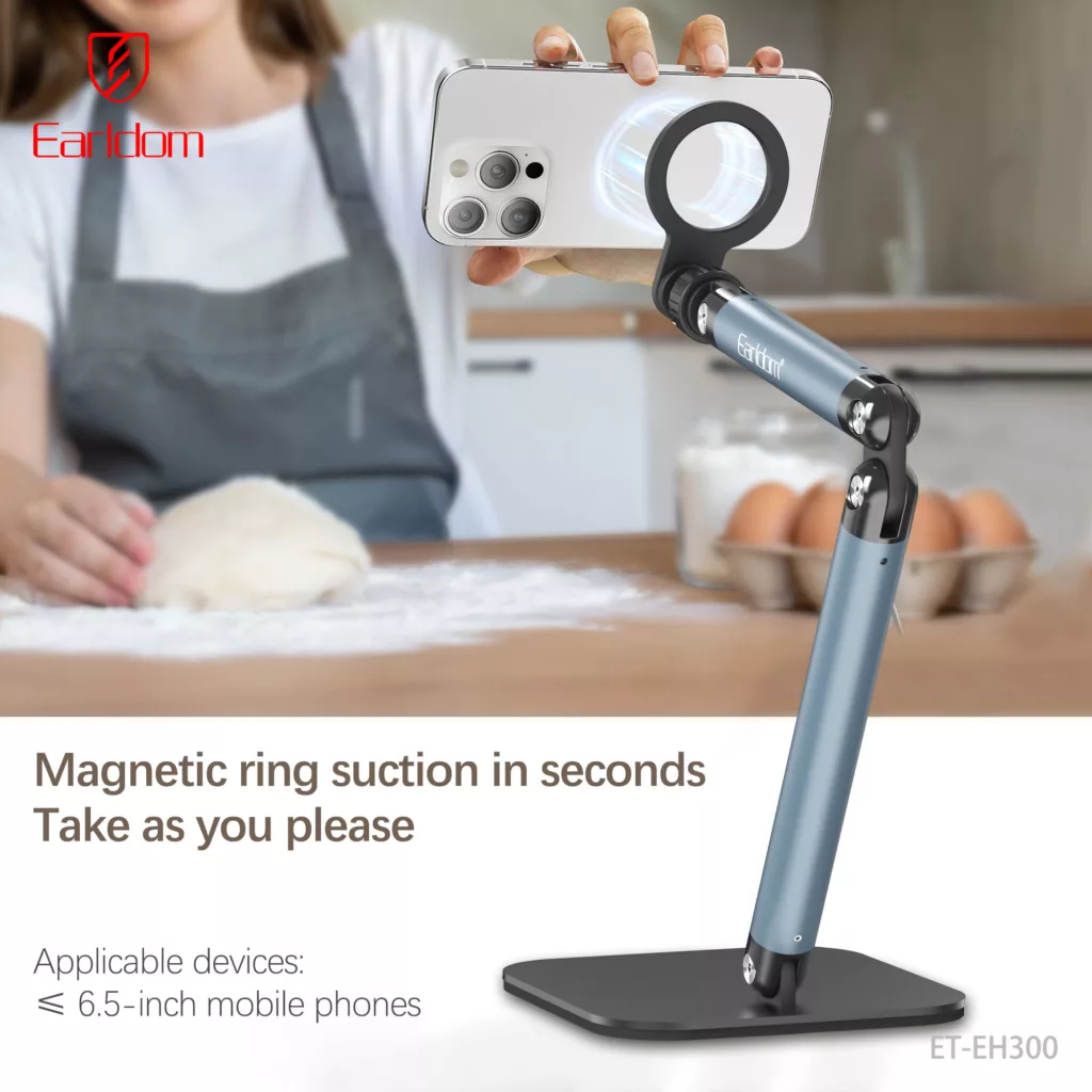 پایه نگهدارنده گوشی موبایل ارلدام مدل Desktop Stand 2IN1 EH300