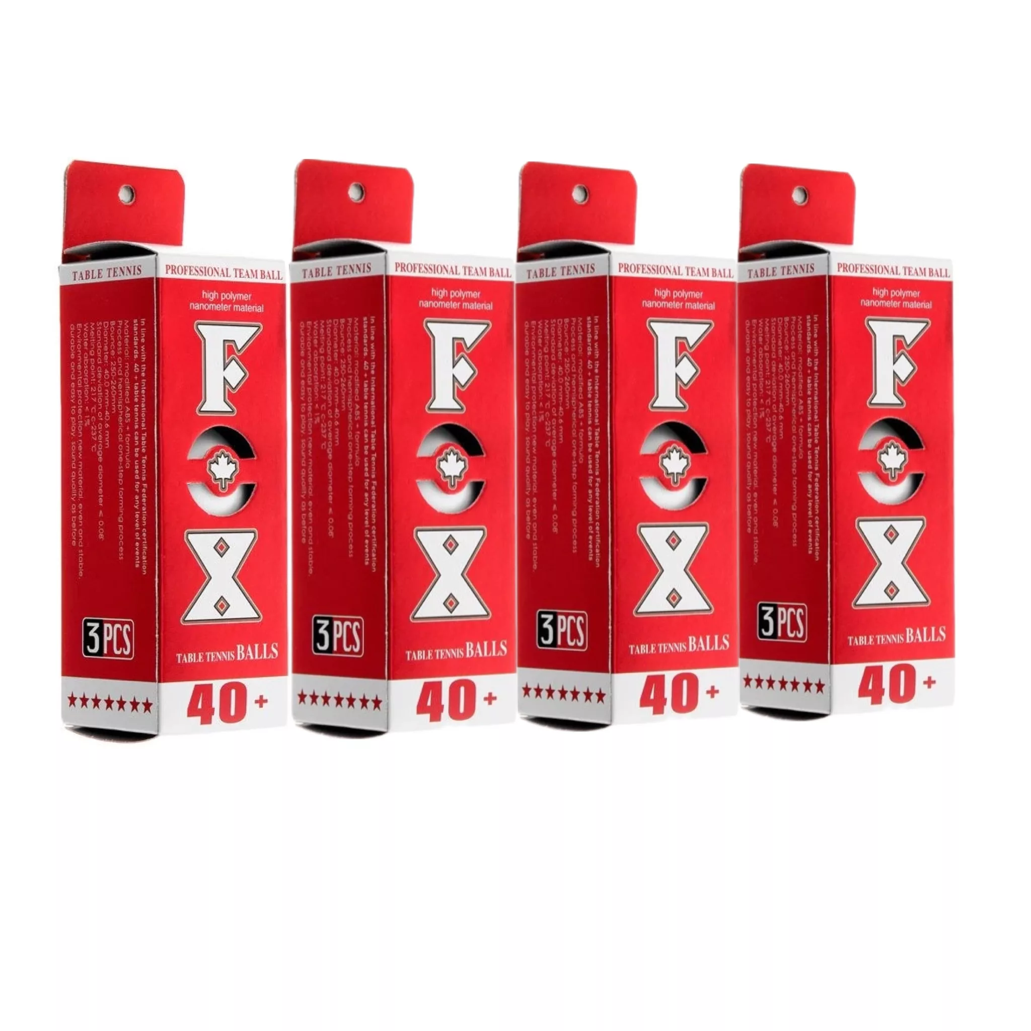 توپ پینگ پنگ فاکس مدل 7 star بسته 12 عددی
