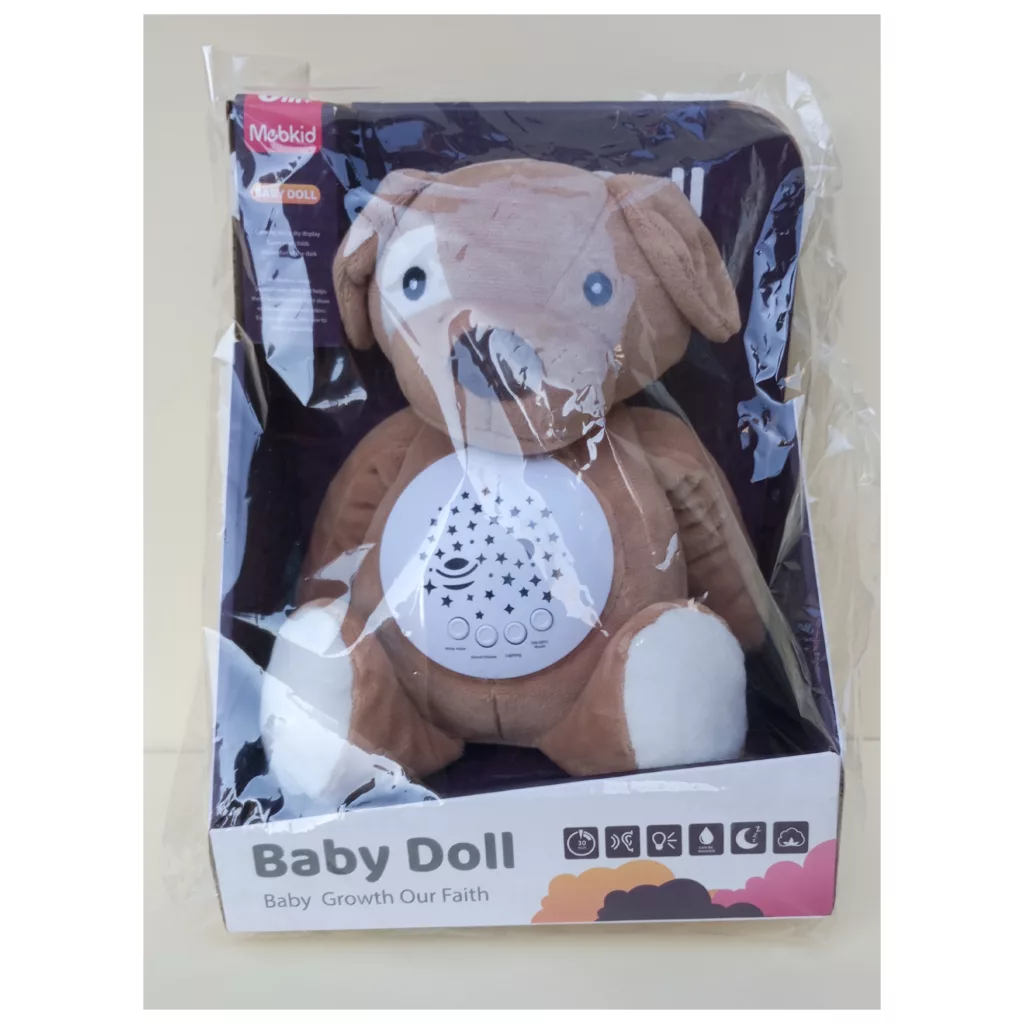 چراغ خواب کودک مدل عروسکی موزیکال کد 404