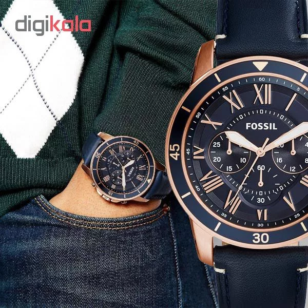 ساعت مچی عقربه ای مردانه فسیل مدل FS5237
