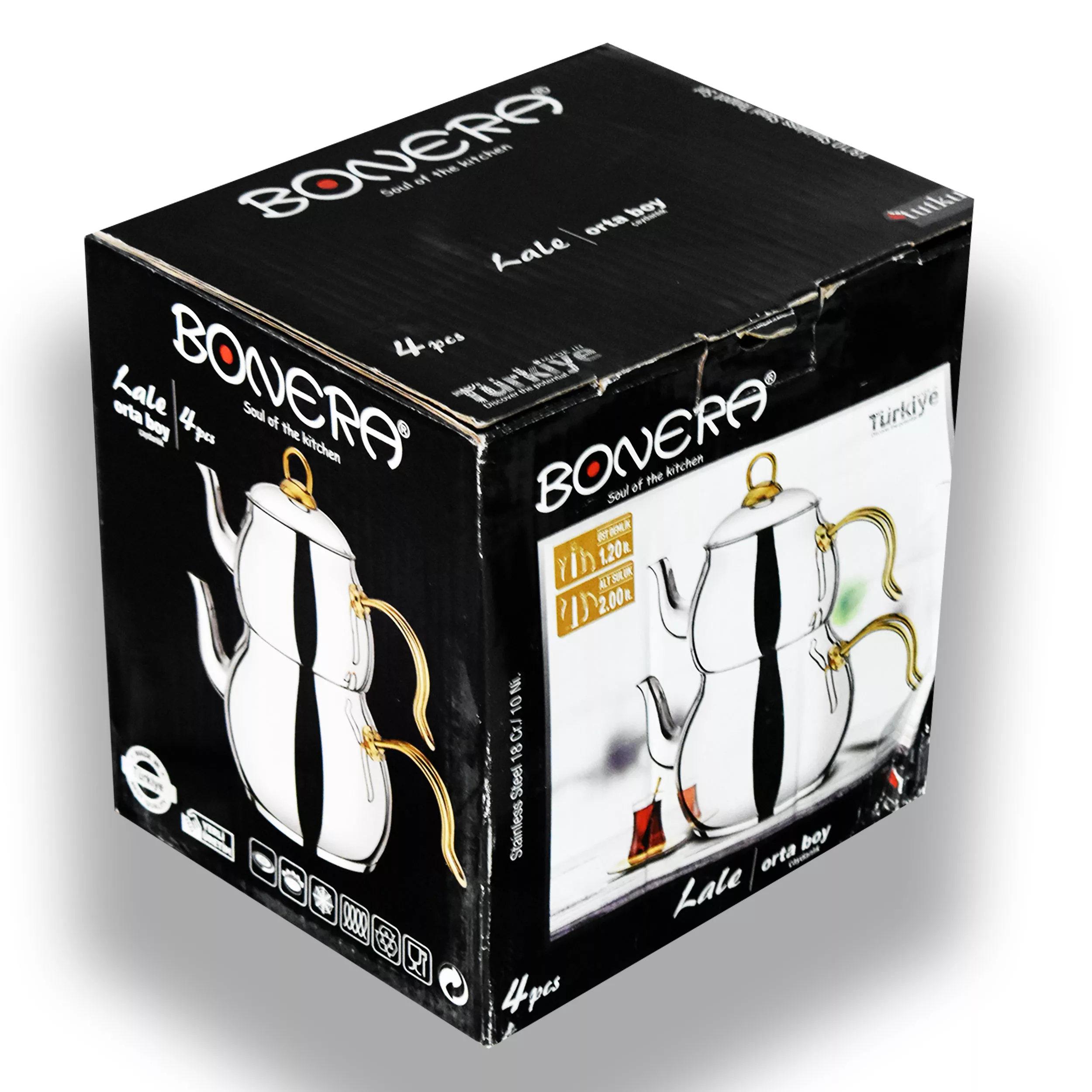 ست کتری و قوری بونرا مدل Lale