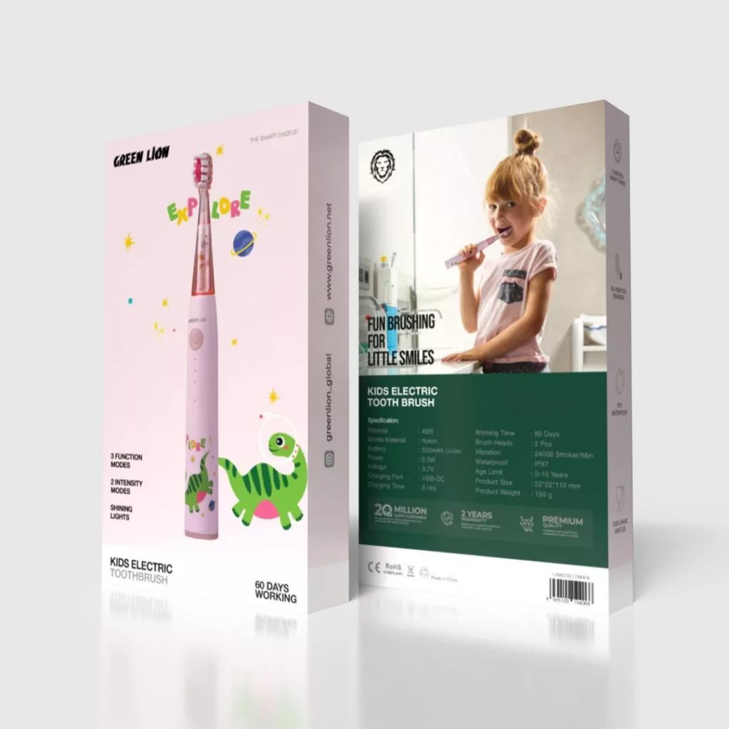 مسواک برقی گرین لاین مدل KIDS ELECTRIC