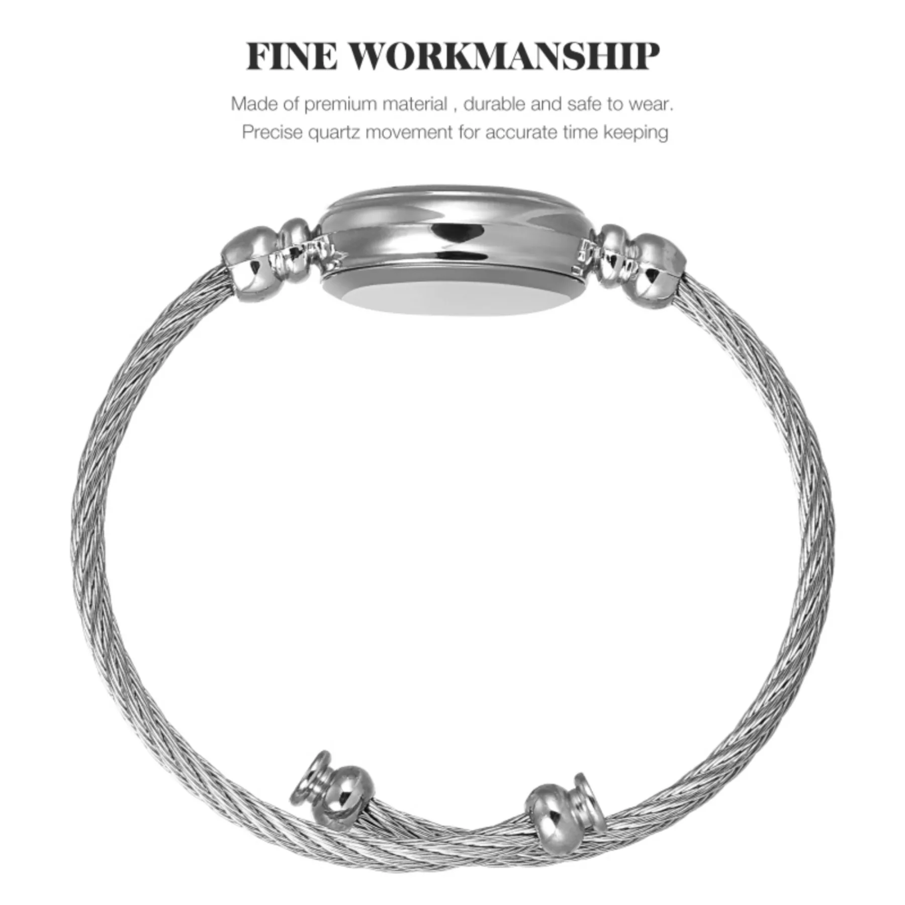 ساعت مچی عقربه ای زنانه مدل النگویی ظریف کد 2