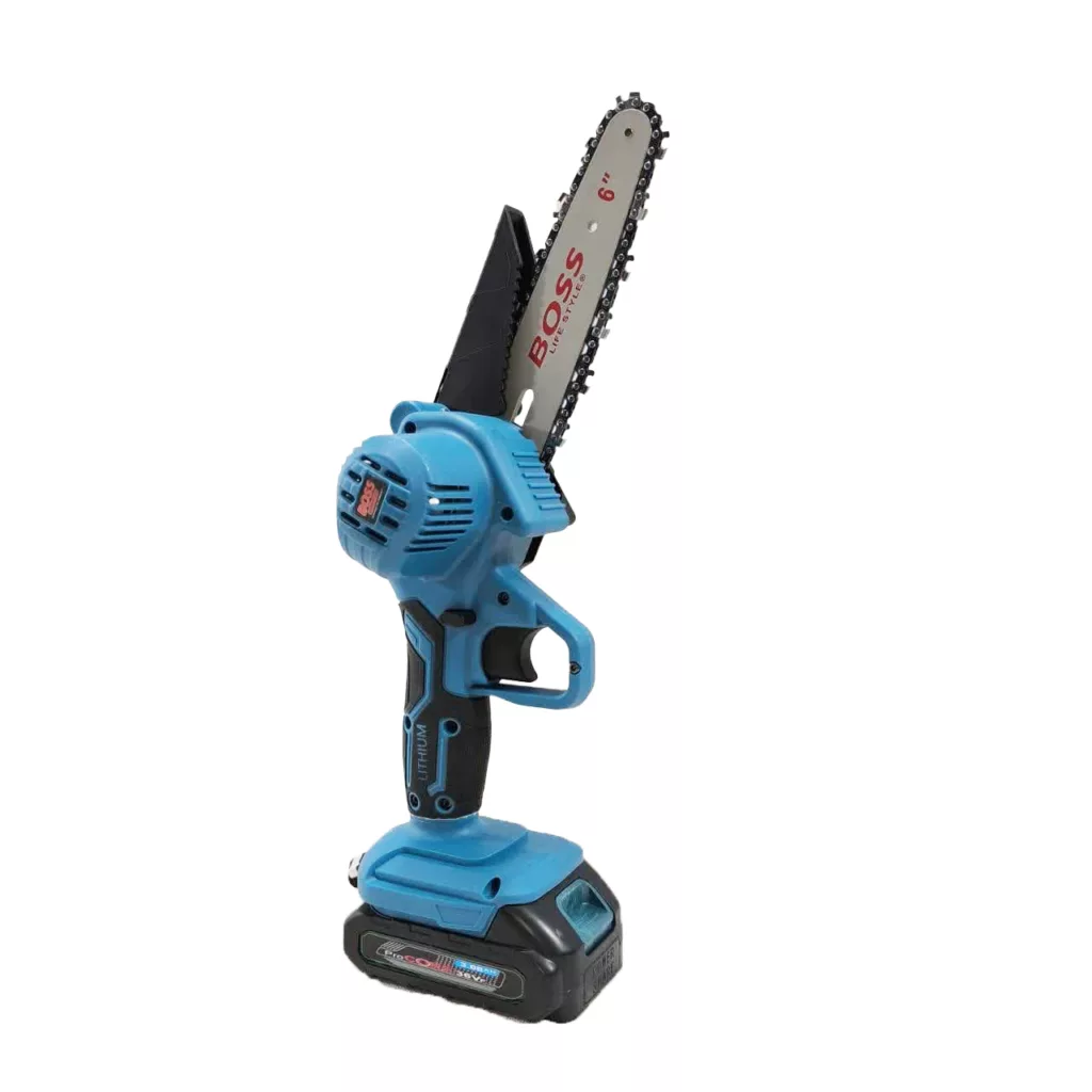 اره شارژی زنجیری باس مدل 15cm-dual-battery