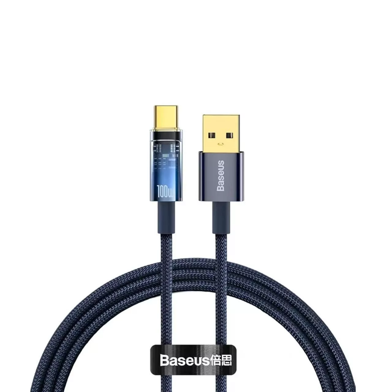 کابل تبدیل USB به USB-C بیسوس مدل 100W طول 1 متر