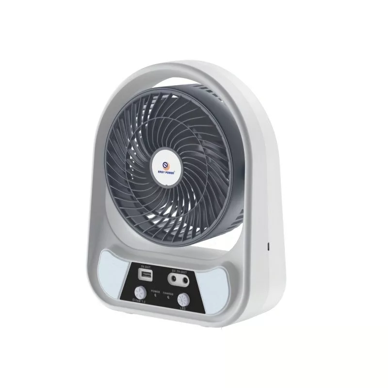 پنکه شارژی مدل صفحه خورشیدی ظرفیت 3000 میلی آمپر ساعت