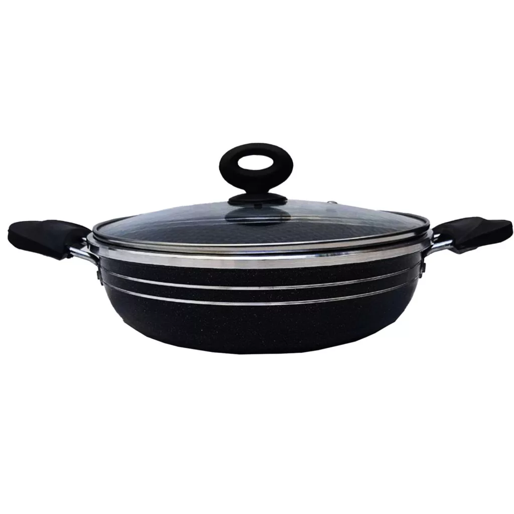 سرویس پخت و پز 14 پارچه هلنا طرح چدن مدل 55410