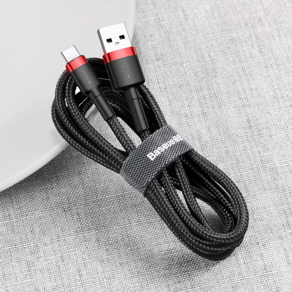 کابل تبدیل USB به USB-C باسئوس  مدل CATKLF-C91 Cafule طول 2 متر