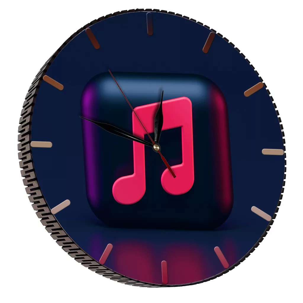 ساعت دیواری مدل موسیقی