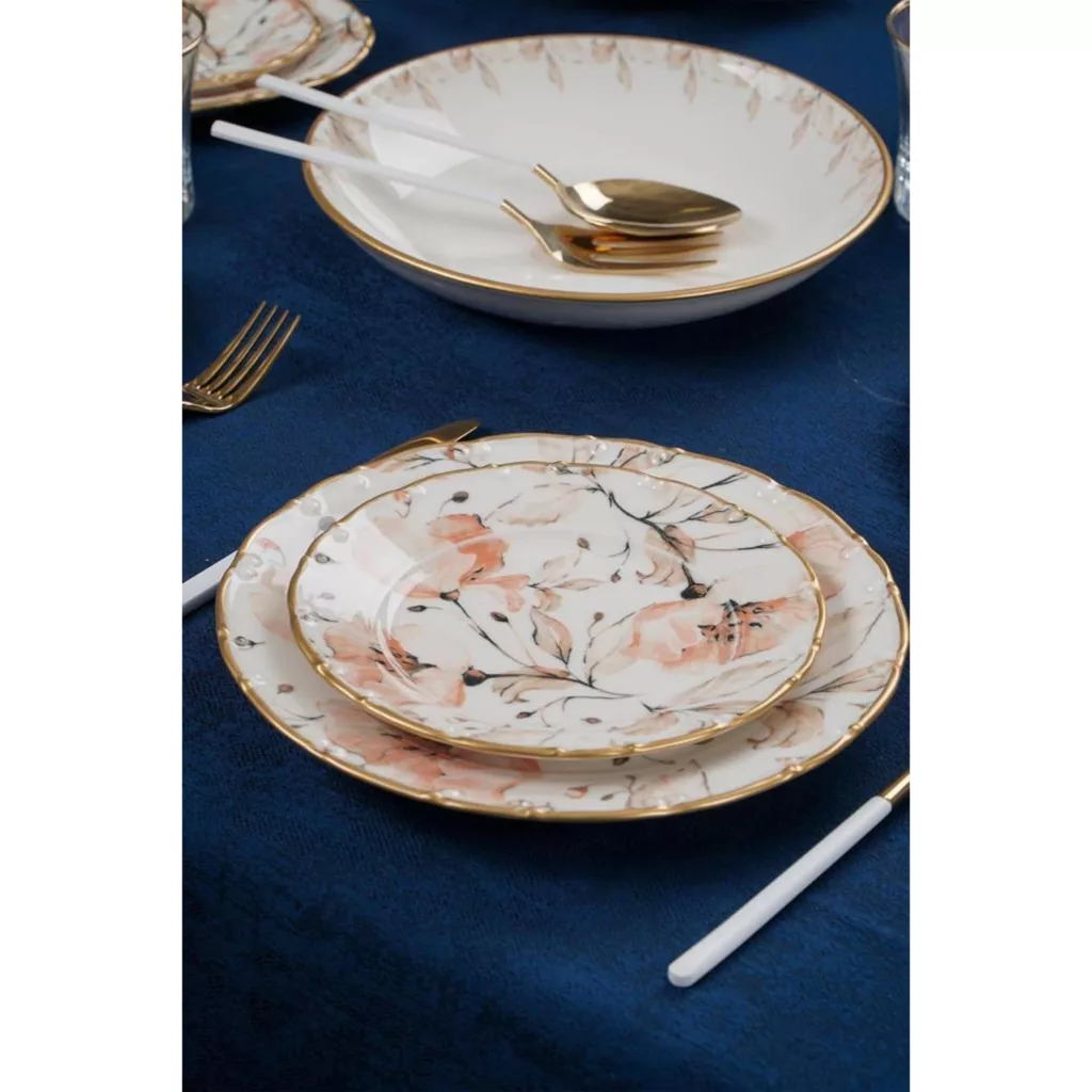 سرویس غذاخوری 29 پارچه 6 نفره اجار مدل Mari Gold