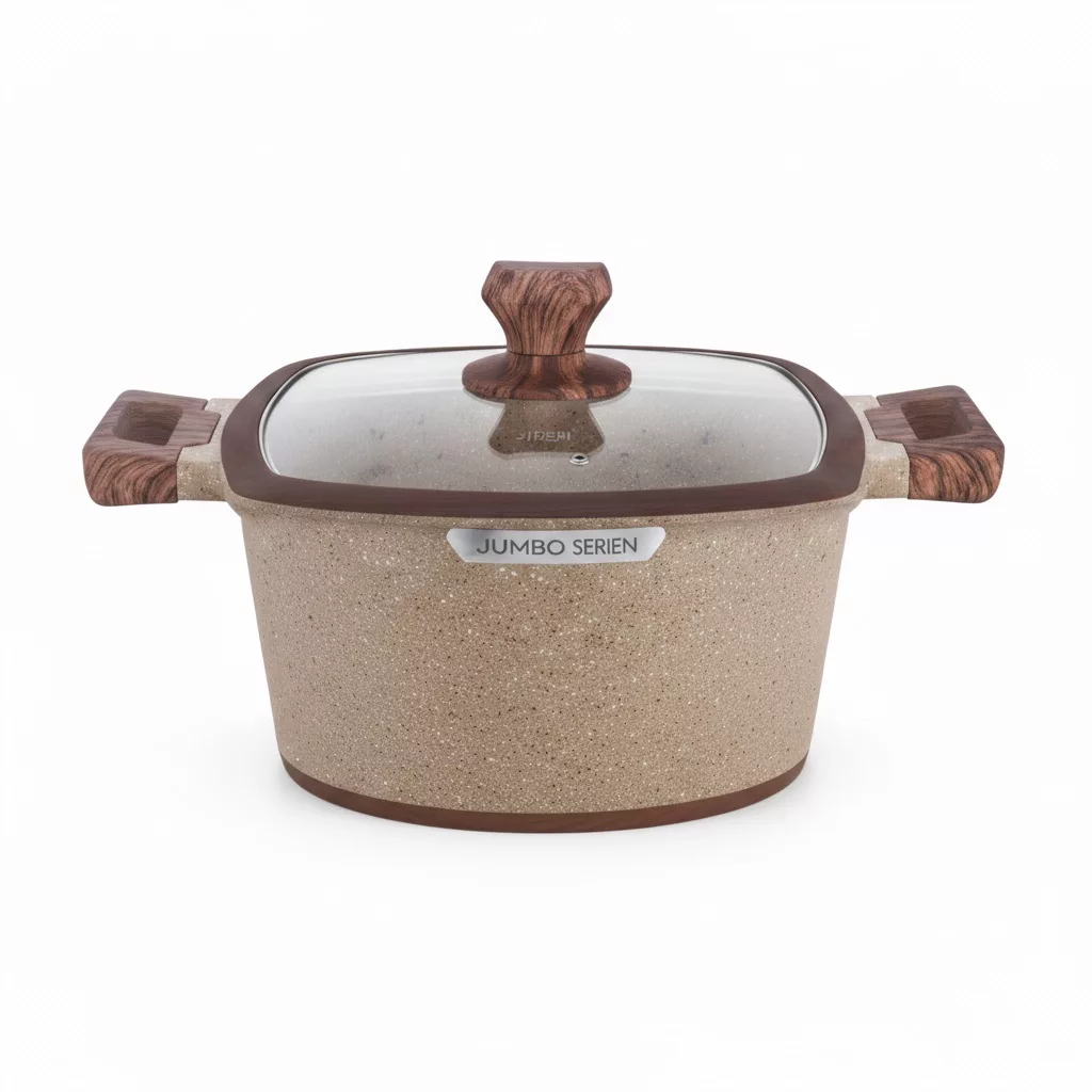 سرویس قابلمه و تابه گرانیتی 10 پارچه بازرگانی زیو مدل ZCS-8300/5S32 JUMBO SERIES