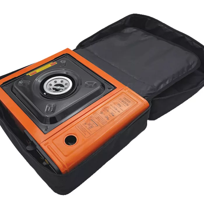 اجاق گاز سفری مدل ویلو به همراه کیف و کپسول مجموعه 4 عددی