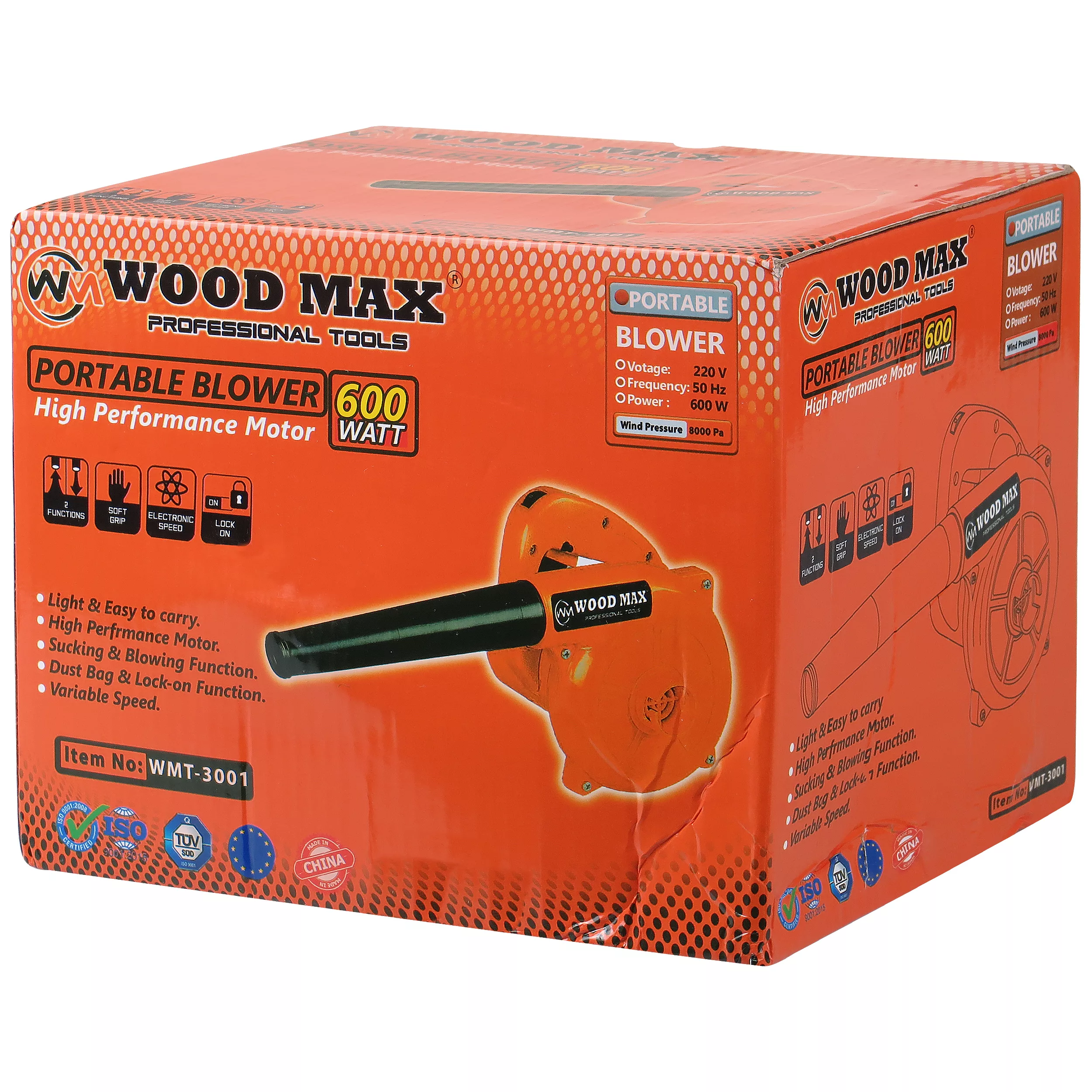 دستگاه دمنده و مکنده وود مکس مدل WMT-3001