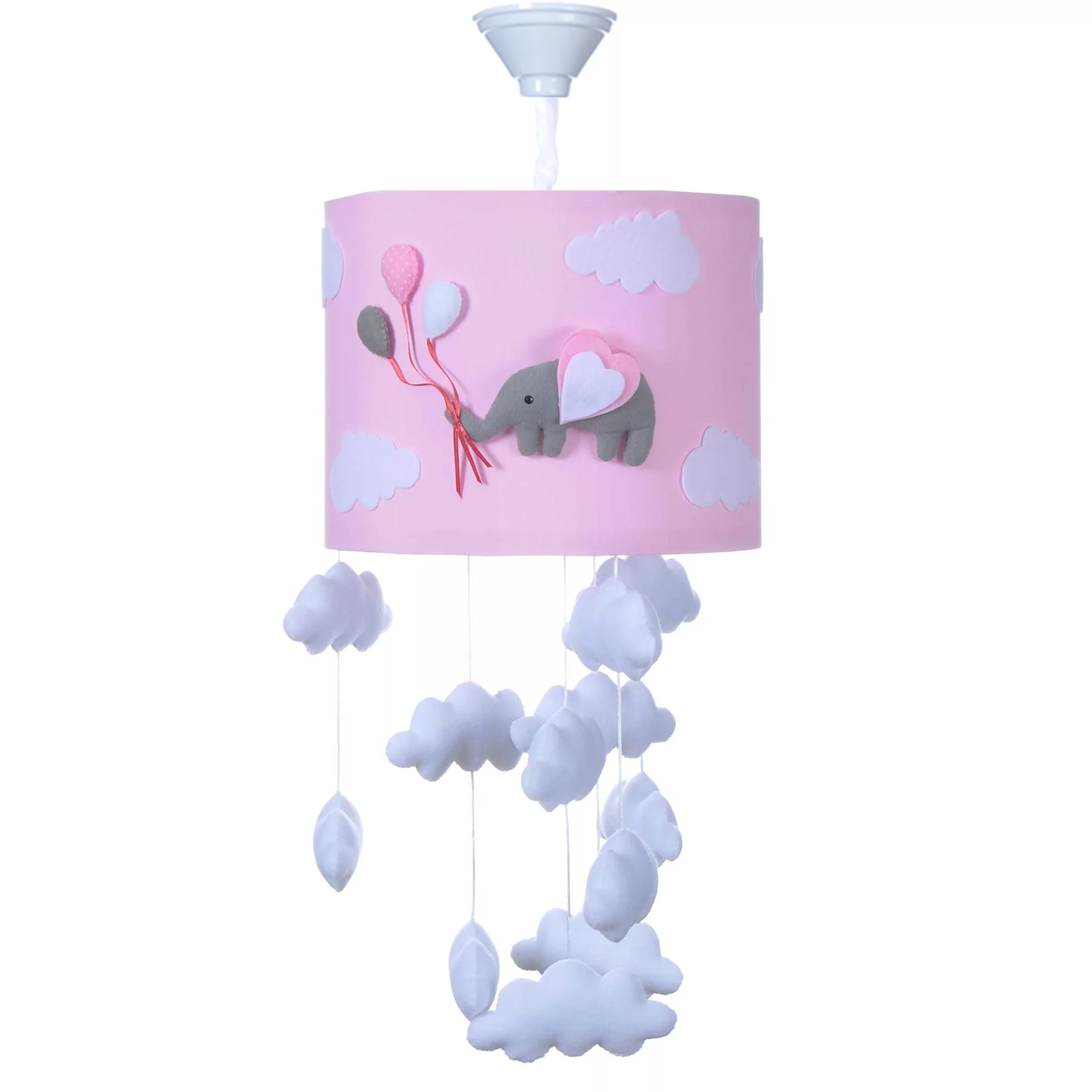 لوستر کودک تابنده مدل فیل و بادکنک رنگی