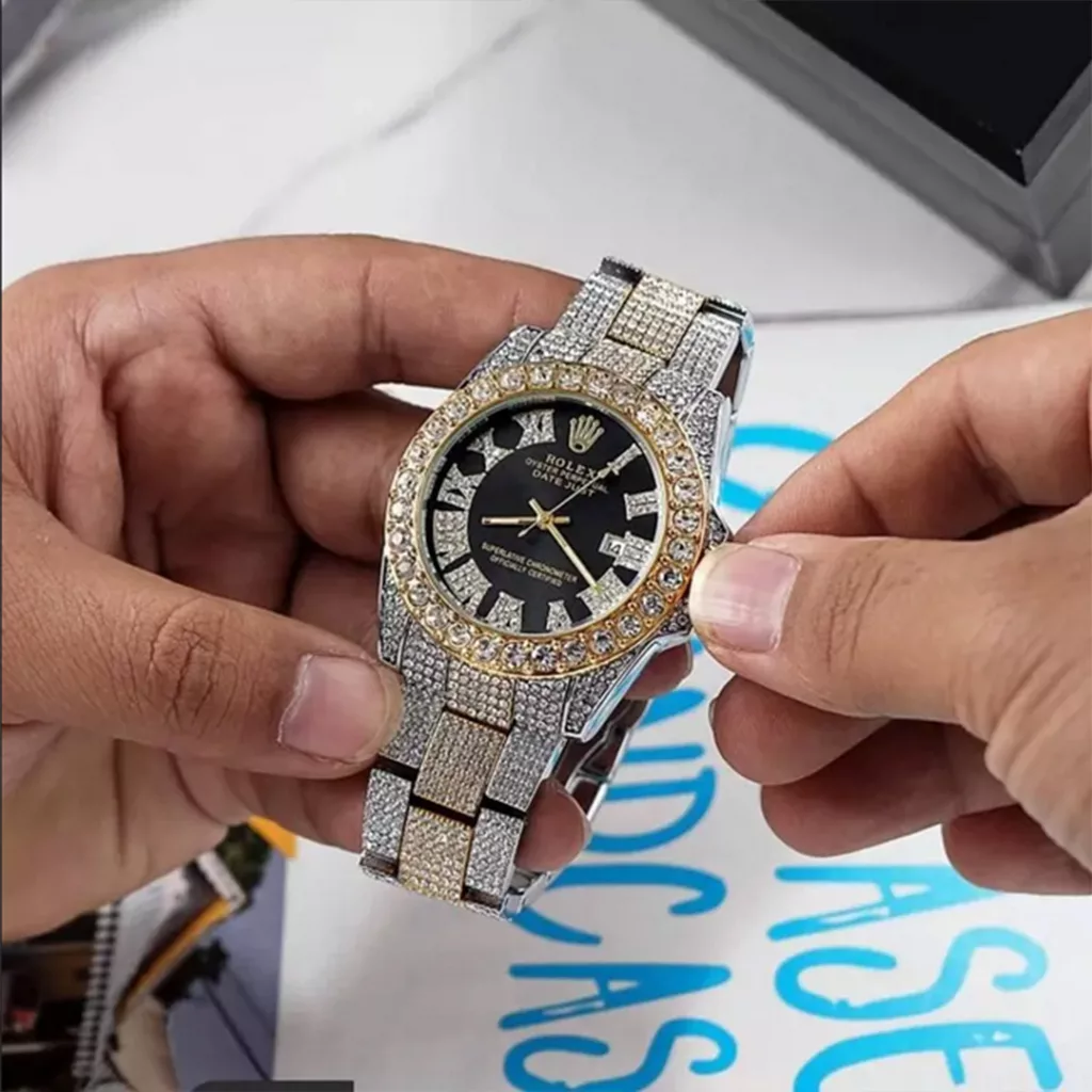 ساعت مچی عقربه ای مدل فول نگین