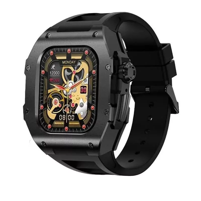 ساعت هوشمند هاینو تکو مدل EL PURE M BASS 11 RICHRD دارای قابلیت های صفحه نمایش رنگی، صفحه نمایش لمسی، قابلیت مکالمه از طریق بلوتوث بند سیلیکون