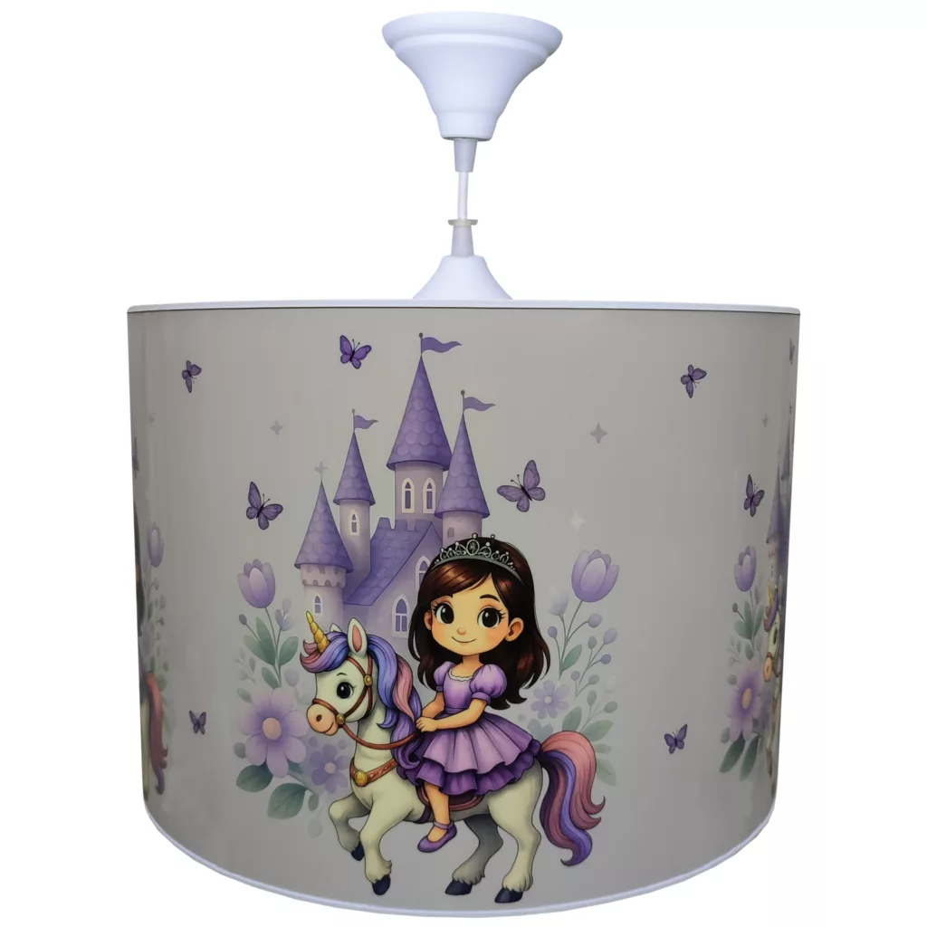 لوستر کودک مدل پرنسس و اسب تک‌شاخ