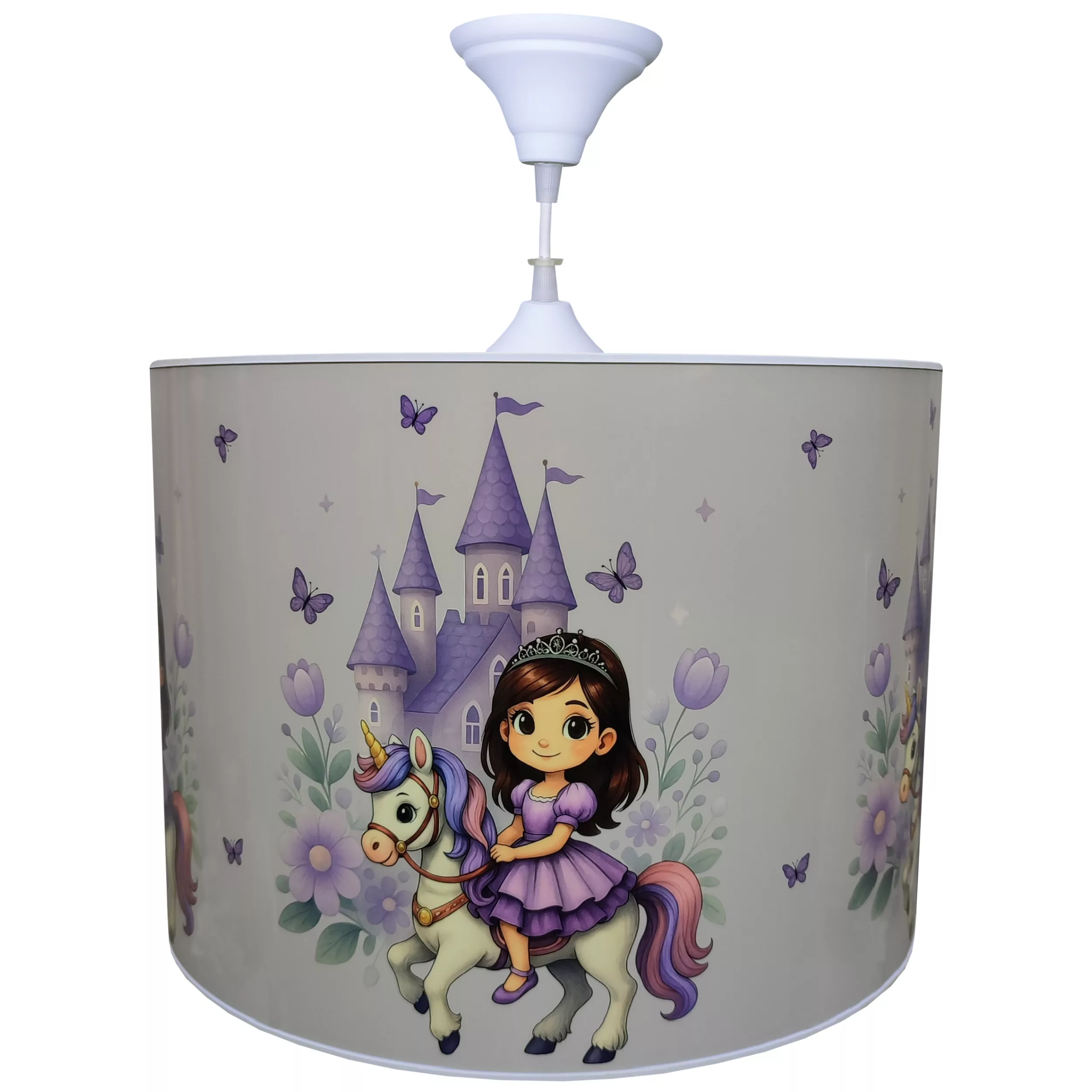 لوستر کودک مدل پرنسس و اسب تک‌شاخ