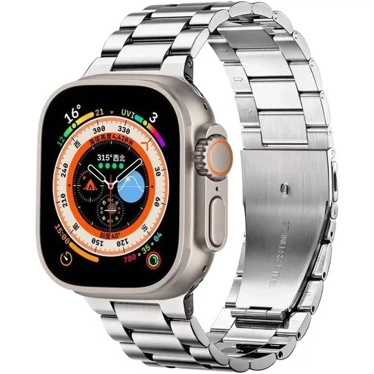 ساعت هوشمند 49 میلیمتری توسما مدل HG99 ULTRA2 با بند استیل