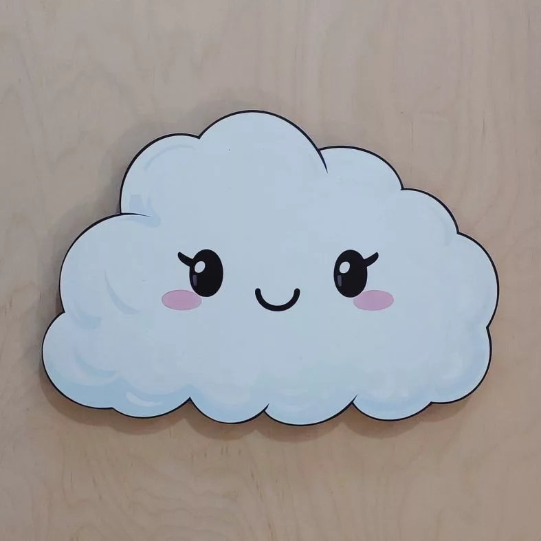 چراغ خواب اتاق کودک مدل ابر کد LU063