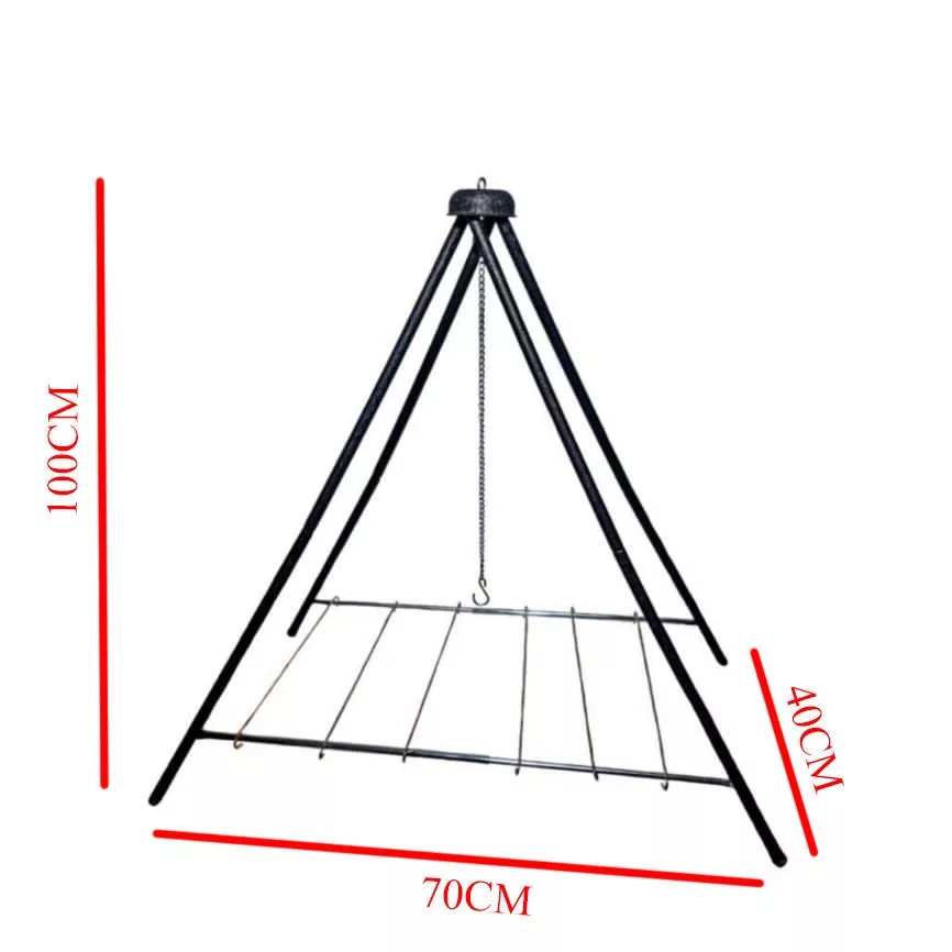 استند و ساج و گریل سفری کوه‌مان مدل 4POD GRILLWOK