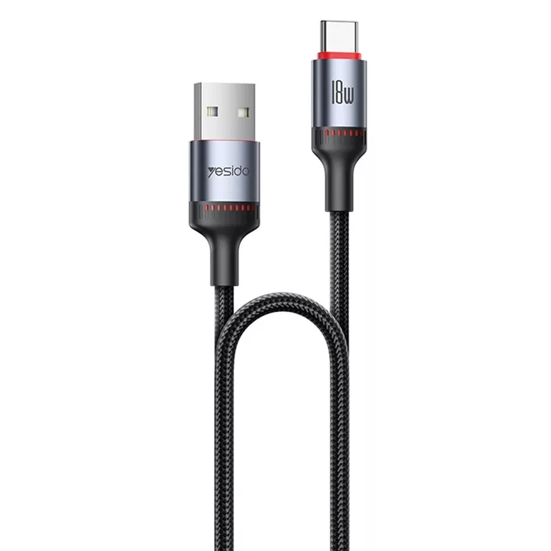 کابل تبدیل لایتنینگ به USB یسیدو مدل DATA CABLE CA129L طول 1.2 متر