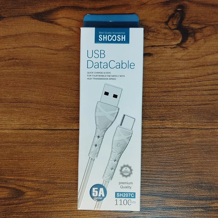 کابل تبدیل USB به USB-C شوش مدل SH27C-5A طول 1.1متر