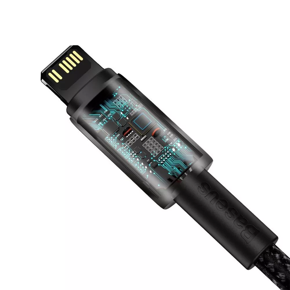 کابل تبدیل USB-C به لایتنینگ باسئوس مدل Tungsten طول 2 متر