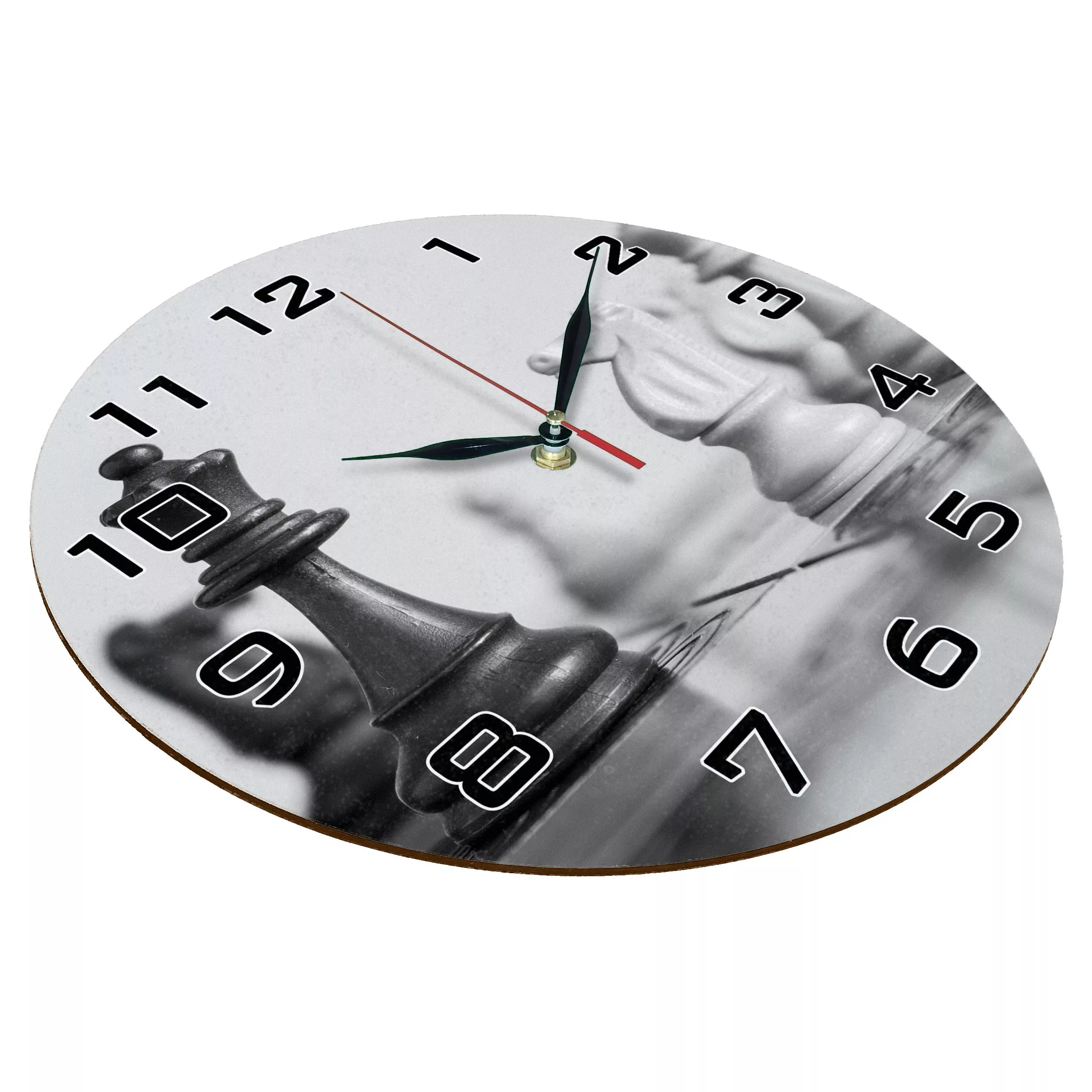 ساعت دیواری طرح مهره های شطرنج کد 1175