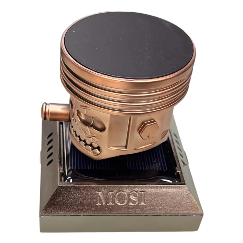 خوشبوکننده رو داشبوردی خودرو مدل سولار چرخشی طرح پیستون کد GLD